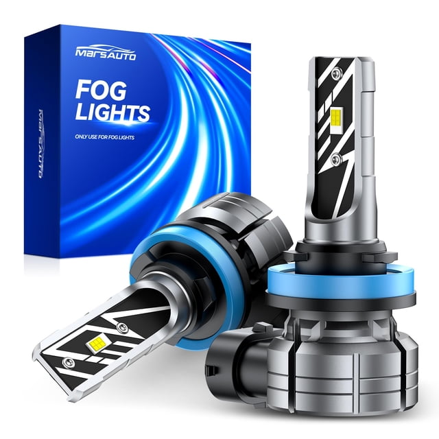 Bombilla LED para faro antiniebla Marsauto H11 H16 H8 14000 lm 6500 K blanco