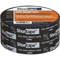 Shurtape Sealing Tape, Black, 33-1/4 yd L, 2 in W 104779