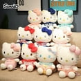 thumbnail image 4 of Sanrio Hello Kitty Kuromi Throw Pillow Baby Stuffed Toys Anime Cat Plush Toys Plushie Gifts  Dolls, 4 of 10