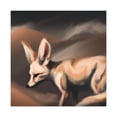 thumbnail image 4 of "Fennec Fox Sunrise Glow" - Canvas, 4 of 25