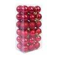 thumbnail image 3 of 36 bolas de Navidad para de Navidad, adornos decorativos para Navidad, bolas de Navidad para cumpleaños, fiestas, aniversarios y celebraciones rojo, 3 of 8