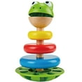 thumbnail image 5 of Hape: Mr. Frog Stacking Rings - 5 Stacker Rings On A Wobbling Base, Colorful Animal Stack & Play Toy, Rattle, Sorting & Assembly, Baby Toddler Ages 1+, 5 of 11