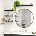 thumbnail image 7 of Fairy 10pcs Floating Shelves, Width 4.7 inches Wall Shelves, Home Wood Shelf Wall Mounted, Black, 7 of 7