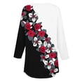thumbnail image 4 of Long Sleeve Tops for Women 3/4 Sleeve Crewneck Casual Print T Shirt Womens Spring Tops, 4 of 4