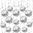 thumbnail image 1 of Espirales colgantes con forma de bola de discoteca SpfyUnion para decoración de fiesta, 54 unidades, 1 of 6