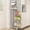 White, variant on 6-Tier Slim Corner Shelf, Spice Rack Next to Fridge Slim, Narrow Storage Cabinet Organizer for Kitchen, Bathroom, Laundry Room