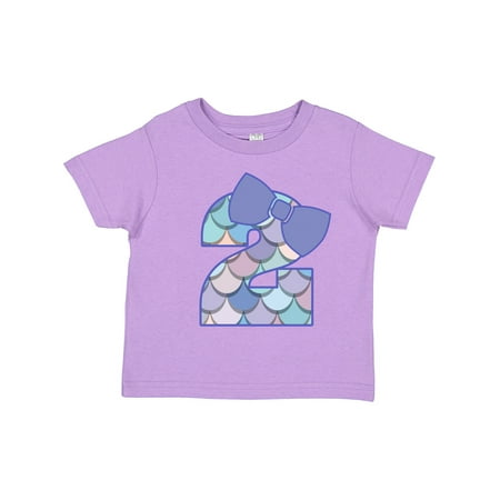 

Inktastic 2nd Birthday Mermaid 2 Year Old Girl Gift Toddler Toddler Girl T-Shirt