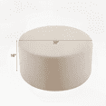 thumbnail image 6 of Modern Round Ottoman for Living Rooms | Extra Seating & Footrest, 6 of 6
