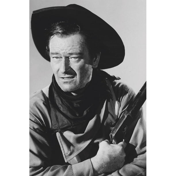 John Wayne in The Searchers holding rifle 1956 western classic 24x36 ...