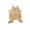 Tan & white, variant on Natural Kobe Cowhide Rug | Tan & white | 6'x7'