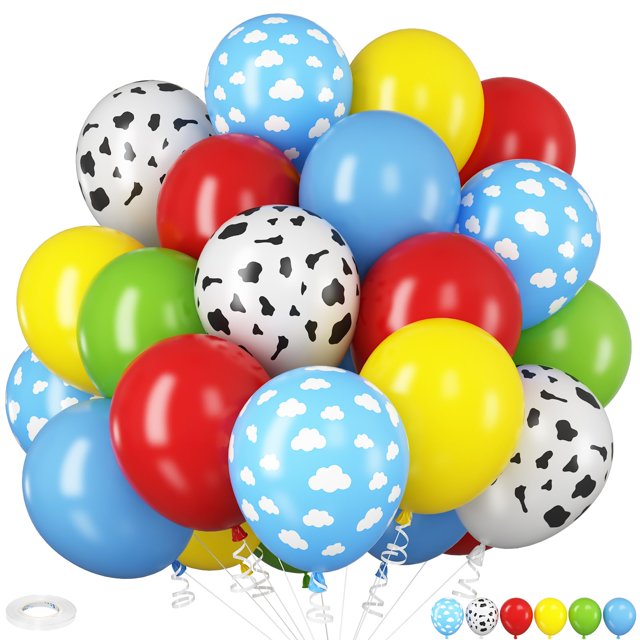 Globos HILAVO Toy Inspired Story 35 de látex de 30 cm con cinta