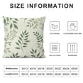 thumbnail image 5 of JRXY  Farmhouse Throw Pillow Covers, Country Rustic Green Leaves Pattern Printed Home Decorations,Cushion Cases for Bed Couch Sofa Car White, 5 of 5