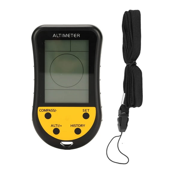 Digital Altimeter, Weather Forecast Digital LCD Compass Altimeter Clock 8 In 1 For Camping For Hiking