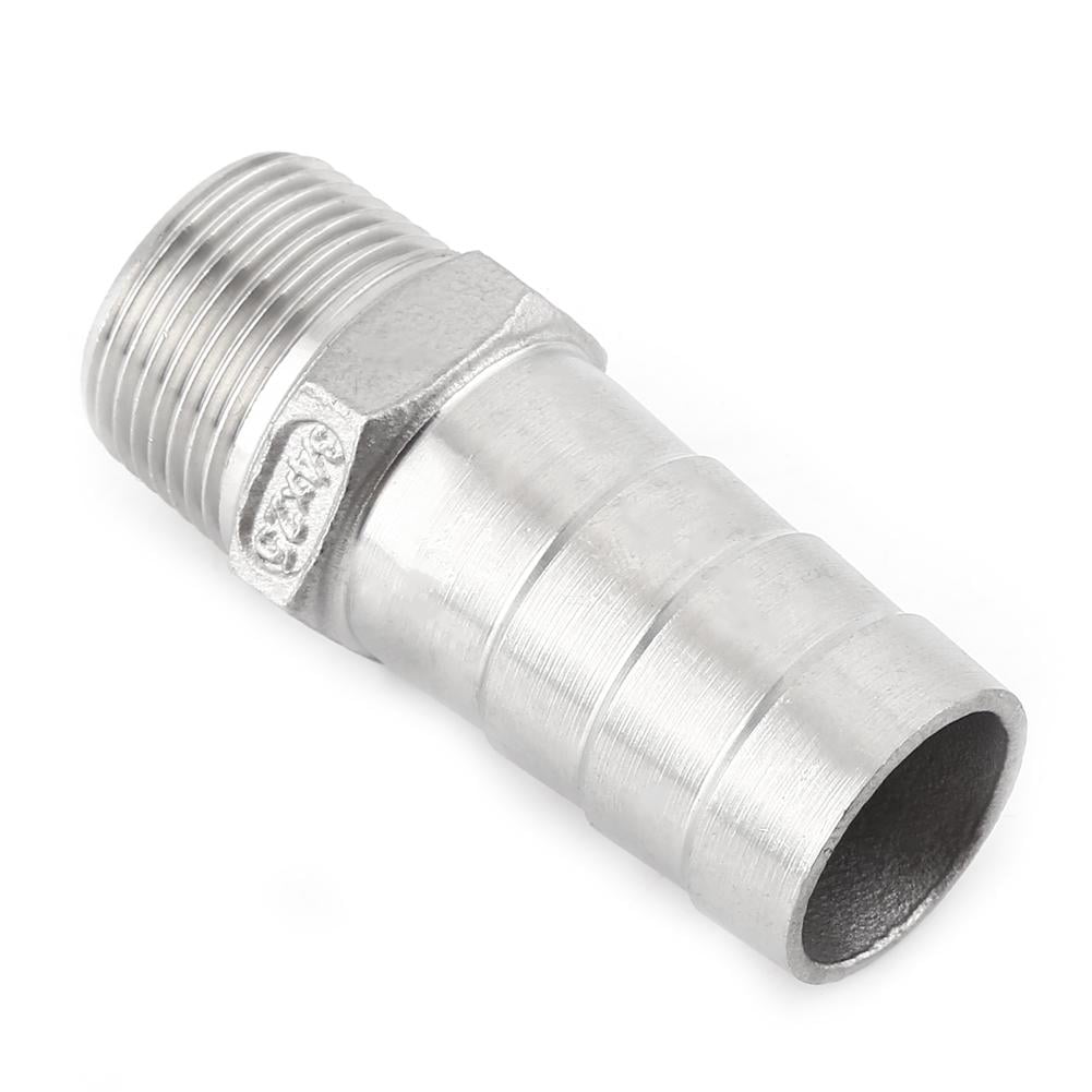 LYUMO Stainless Steel SS304 Male Thread Pipe Fitting Barb Hose Tail