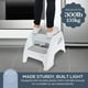 thumbnail image 3 of Taburete Dreambaby Toddler & Me, gris, 10.5 pulgadas de alto, 300 libras, 3 of 6