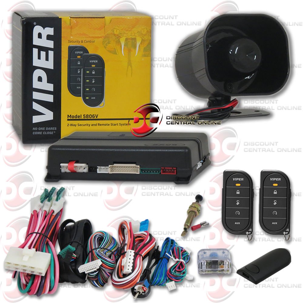 Viper 5806V 2Way Car Alarm Security and Remote Start