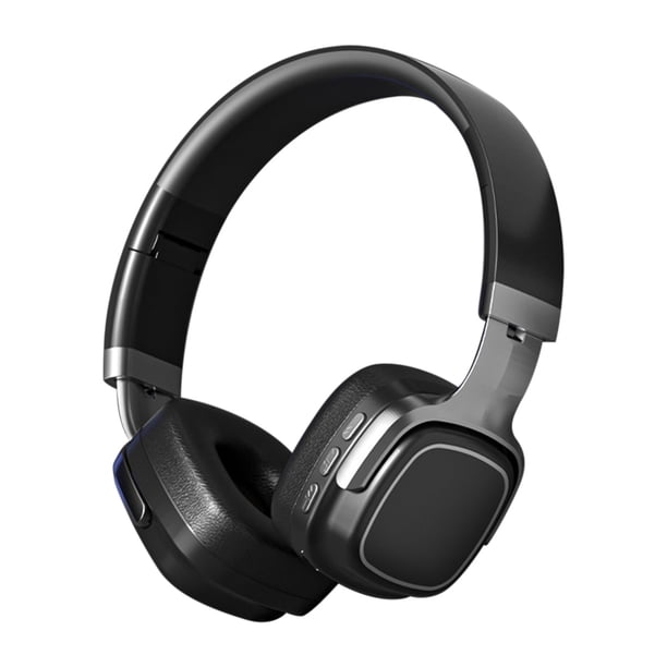 Pisexur - Auriculares Bluetooth para hombre, plegables, inalámbricos y con cable, estéreo, para celular y PC, suaves, ligeros, para uso prolongado, para niños, organizador de electrónica.