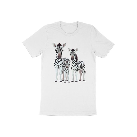 Stripped Pattern Zebra Horse Animal Print Gift Adult Women T-Shirt Cool Zebra Print Design Birthday Holiday Presents Tshirt