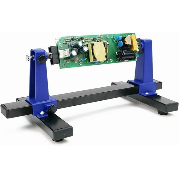 MMOBIEL Adjustable PCB Holder Tool – 1 Piece Circuit Board Clamp with 360° Rotation for Soldering, Desoldering, and Repair Work