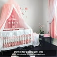 thumbnail image 3 of Kids Baby Bed Canopy Mosquito Net Princess Bedcover Lace Bed Curtain Bedding Dome Cribs Room Decor,Pink, 3 of 13