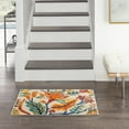 thumbnail image 3 of Nourison Allur Botanical Modern Ivory Multicolor 2' x 3' Area Rug, (2' x 3'), 3 of 8