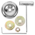 thumbnail image 3 of Kit de mantenimiento con adaptador de cuchilla de 6 piezas para cortacéspedes y desbrozadoras, completo con adaptador de cuchilla, herramientas y accesorios., 3 of 8