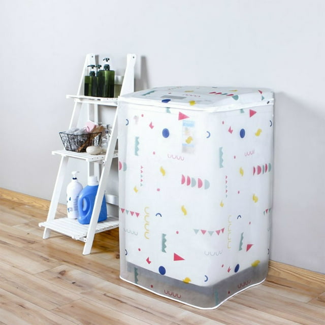 Universal Dustproofs Roller Cover for Automatic Washing Machine Cover Washer Dryer Cover Protective Dusts Storage Bag Top Load, Ihhxbz