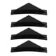 thumbnail image 4 of Labio Del Parachoques Trasero, Alerones Del Parachoques Trasero ABS Curvados 4 Piezas Negro Brillante Universal Durable Para Automóvil, 4 of 7