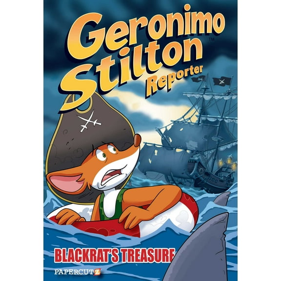 Geronimo Stilton Reporter Graphic Novels: Geronimo Stilton Reporter #10 : Blackrat's Treasure (Series #10) (Hardcover)