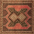 thumbnail image 1 of Ahgly Company Indoor Square Persian Brown Traditional Area Rugs, 3' Square, 1 of 4