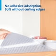 thumbnail image 3 of Shoreew Non-Adhesive Shelf Liner Kitchen Cabinets Protector Food Safe Easy to Cut Clean Non-slip Waterproof Drawer Liner Protects Surfaces Cupboard Liner, 3 of 6