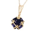 thumbnail image 2 of Galaxy Gold 14K Yellow Gold Natural Sapphires Pendant Necklace - September Birthstone - Truth & Nobility - 16" to 24" - Fine Jewelry for Women, 2 of 3