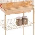thumbnail image 4 of Renwick 62.4" Metal Bird Parrot Cage with Detachable Stand, Almond, 4 of 10