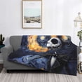 thumbnail image 7 of Halloween Decorations Throw Blanket for Couch, Halloween Starry Night Pumpkin Halloween Blanket Fuzzy Throw Blanket, Halloween Decor Cuteness Plush Flannel Blanket & Throws, 7 of 7