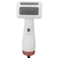 thumbnail image 3 of Pet Hair Dryer Hair Dryer Brush 2 in 1 Low Noise 3‑level Temperature Adjustable Compact Design Easy to Carry 360 Degree Rotation Dog Dryer for PetEU Plug 220V, 3 of 8