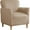 Camel, variant on TOPCHANCES Stretch Velvet Armchair Slipcover, Anti Slip Chair Covers for Living Room, Light Gray