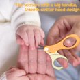 thumbnail image 3 of Baby Nail Kit, Baby Manicure Kit and Pedicure kit with Baby Nail Clipper, Scissor, Baby Nail File & Tweezer for Newborn, Infant & Toddler, Perfect for Mothers Day Gifts(Mango yellow), 3 of 7