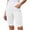 White, variant on Women Solid Stretch Twill Shorts Thin Waist Pull On Regular Hiking Shorts Bermuda Summer Casual with Pockets