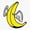 1pcs, variant on Flying Banana With The Wings Of An Angel Er, Phone Decal Water Bottle Stickers Car Decals, Funny Birthday Gift
