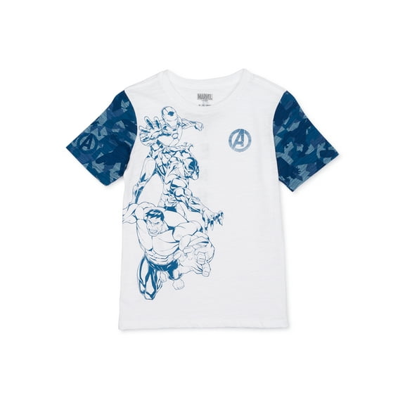 Avengers Boys Short Sleeve T-Shirt, Sizes 4-18