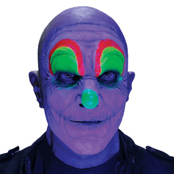 Máscara Payaso Hooligan Neon Terror Halloween Cosplay Fiesta Disfraz Profesional