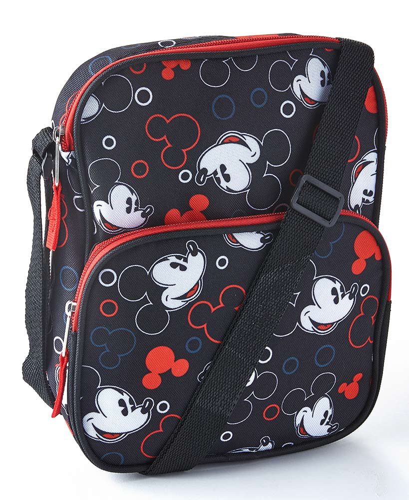 Details about   Disney Mickey Mouse Shoulder Crossbody Messenger Computer Book Bag 
