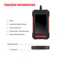 thumbnail image 3 of Graflsoa P40 Industrial Endoscope with 4.3" HD Screen, 3.9mm Red Camera, 2m Rigid Cable, 1080P Resolution, 70° Viewing Angle, IP67 Waterproof, 2600mAh Battery, for Auto & Pipe Inspection, 3 of 7