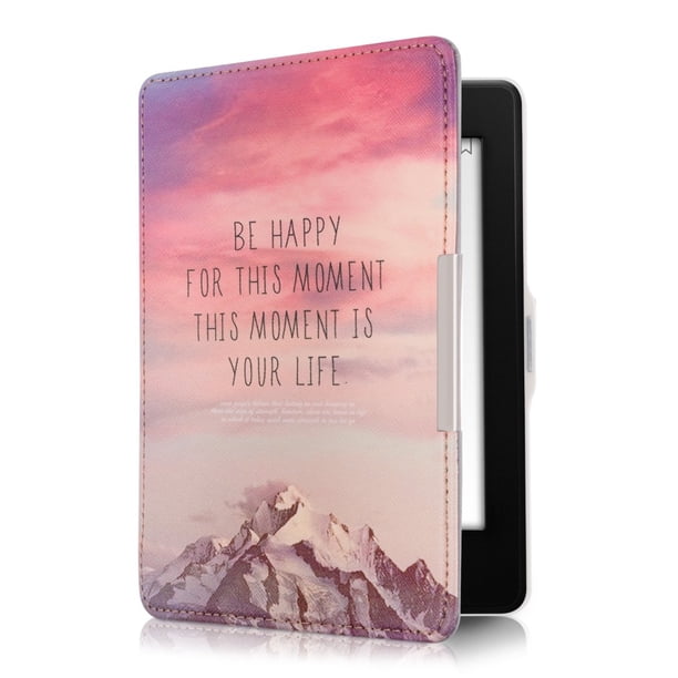 Funda kwmobile compatible con Amazon Kindle Paperwhite Be Ha