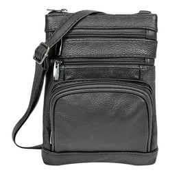 Time and Tru Women s Nylon Pine Crossbody Black Walmart