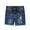Blue-2438, variant on KIDSCOOL SPACE Baby Girls Boys Jeans Shorts,Ripped Fake Patched Design Cute Summer Denim Pants,Blue,3-4 Years