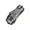 A, variant on Super Bright Mini Three-Eyed LED Flashlight with Hat Clip USB Rechargeable for Outdoor Camping Hiking A