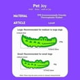 thumbnail image 4 of Slow Feed Chew and Fetch Crocodile, Crocodile Treat-Dispensing Slow-Feeding Toy, Cute Alligator Feeder Puzzle to Fetch Toy, Easy to Fill Freeze & Clean, Dental Aid for Small Medium Large Dogs(M-1PC), 4 of 10