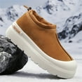 thumbnail image 3 of Men'S Slip-On Winter Snow Boots-Slip-On Closure, Non-Slip Traction Tread, Warm Insulated Hiking Boots for Ice & Snow, All-Season Outdoor, Camping, Everyday Cold Weather Footwear - Easy Slip-on Design, 3 of 9