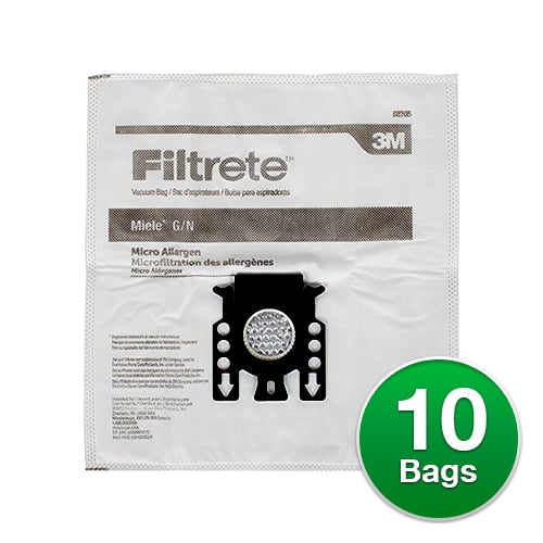 Miele FJM Synthetic Vacuum Bags and Filters by Filtrete 10 Bags and 4 Filters 